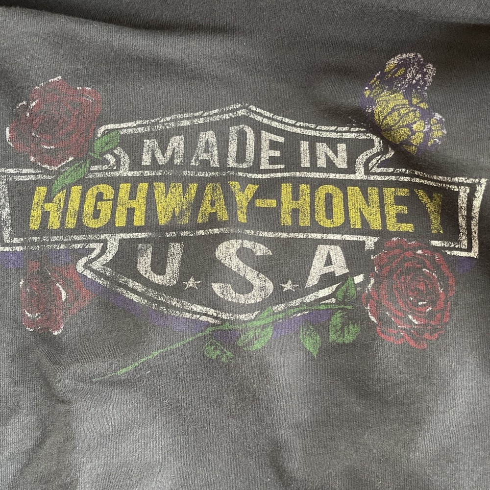 BANDIT‎ BRAND BIKER SWEATSHIRT "Highway Honey" SIZE MEDIUM - Picture 3 of 3